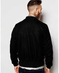 Blouson aviateur noir Asos