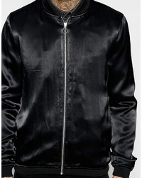 Blouson aviateur noir Asos