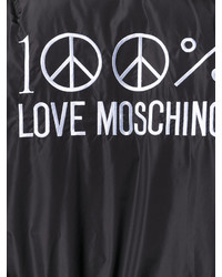 Blouson aviateur noir Love Moschino