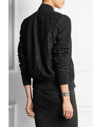 Blouson aviateur noir Rick Owens