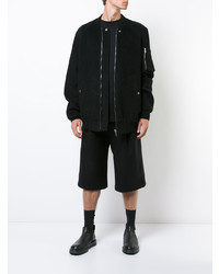 Blouson aviateur noir Rick Owens