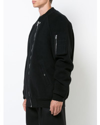 Blouson aviateur noir Rick Owens