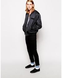 Blouson aviateur noir Cheap Monday