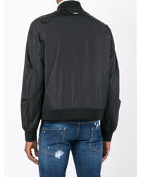 Blouson aviateur noir DSQUARED2