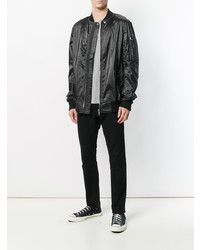 Blouson aviateur noir Rick Owens DRKSHDW