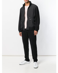 Blouson aviateur noir Michael Kors Collection