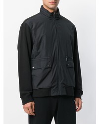 Blouson aviateur noir Michael Kors Collection