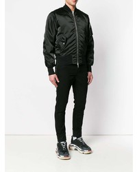 Blouson aviateur noir Unravel Project