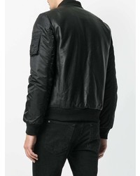 Blouson aviateur noir Schott