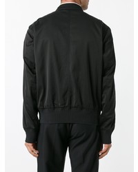 Blouson aviateur noir Lanvin