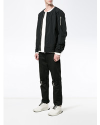 Blouson aviateur noir Kazuyuki Kumagai