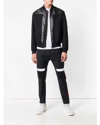 Blouson aviateur noir Les Hommes Urban