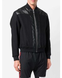 Blouson aviateur noir Les Hommes Urban