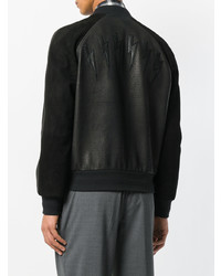 Blouson aviateur noir Neil Barrett