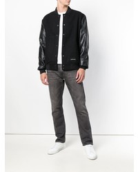 Blouson aviateur noir Calvin Klein Jeans