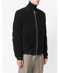 Blouson aviateur noir Rick Owens DRKSHDW