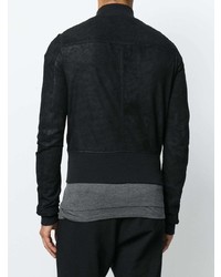 Blouson aviateur noir Rick Owens