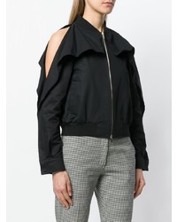 Blouson aviateur noir Federica Tosi