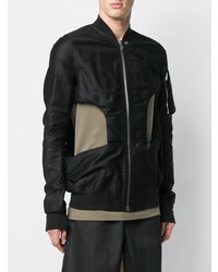 Blouson aviateur noir Rick Owens DRKSHDW