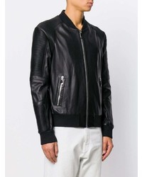 Blouson aviateur noir Philipp Plein