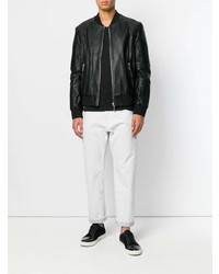 Blouson aviateur noir Philipp Plein