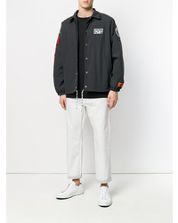 Blouson aviateur noir Heron Preston