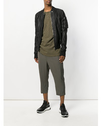 Blouson aviateur noir Rick Owens