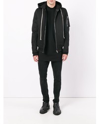 Blouson aviateur noir Rick Owens