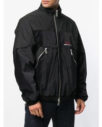 Blouson aviateur noir Heron Preston