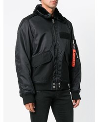 Blouson aviateur noir Diesel