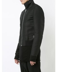 Blouson aviateur noir Rick Owens