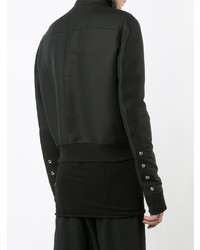 Blouson aviateur noir Rick Owens