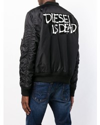 Blouson aviateur noir Diesel