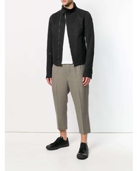 Blouson aviateur noir Rick Owens