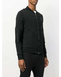 Blouson aviateur noir Philipp Plein