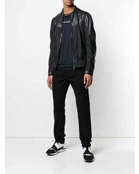 Blouson aviateur noir Dolce & Gabbana