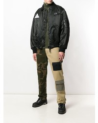 Blouson aviateur noir Gosha Rubchinskiy