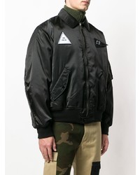 Blouson aviateur noir Gosha Rubchinskiy