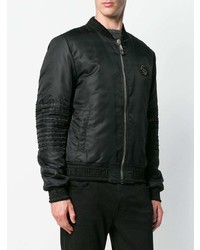 Blouson aviateur noir Philipp Plein