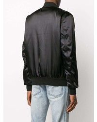 Blouson aviateur noir Moschino