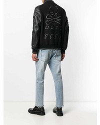 Blouson aviateur noir Philipp Plein