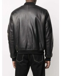 Blouson aviateur noir Moschino