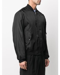 Blouson aviateur noir Moschino