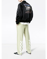 Blouson aviateur noir Heron Preston