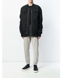 Blouson aviateur noir Lost & Found Rooms