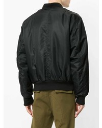 Blouson aviateur noir Yves Salomon Homme