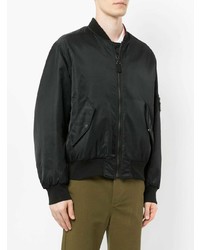 Blouson aviateur noir Yves Salomon Homme