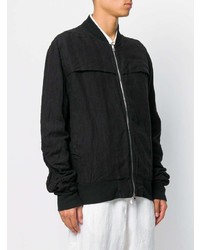 Blouson aviateur noir Lost & Found Rooms