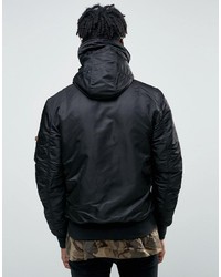 Blouson aviateur noir Alpha Industries