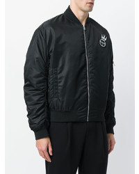 Blouson aviateur noir McQ Alexander McQueen